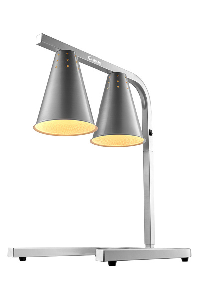 Лампа для подогрева блюд Bufett CWL 129 двойная, инфракрассная, 2х250Вт, серебро, 641129