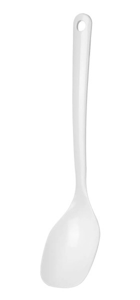 Ложка для салатов из меламина HENDI 563908, 305 мм, белая