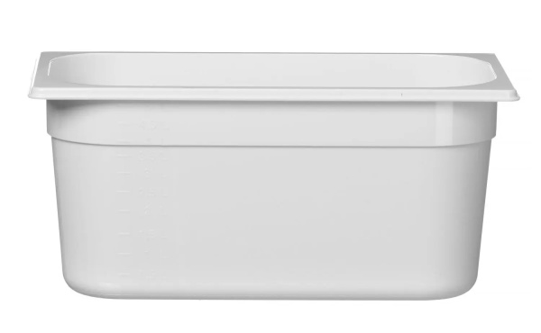 Гастроёмкость из белого поликарбоната HENDI 862568, GN1/3-150 мм, 5,7 л