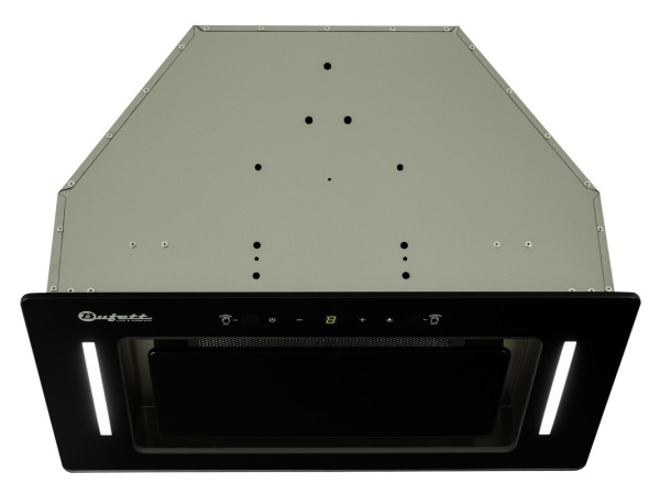 Вытяжка полновстраиваемая Bufett GHD 454 с сенсорным управлением и дд, 50см, черная, 640454