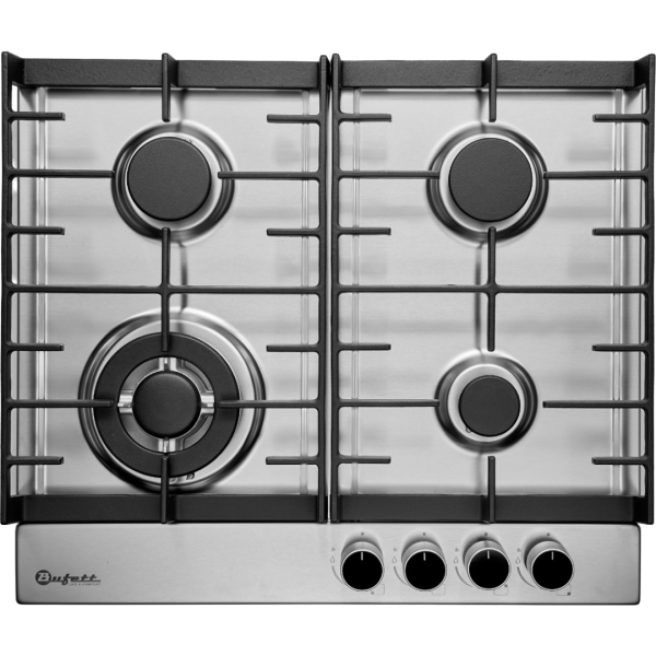 Панель варочная газовая Bufett HGH 765SI 4 конфорки, нерж сталь, 640765