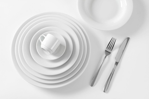 Тарелка мелкая HENDI Optima 770849, ø160 мм, белый фарфор