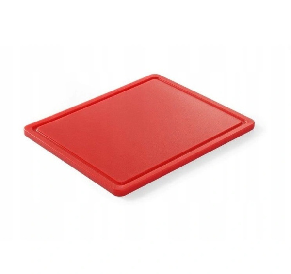 Доска разделочная HACCP HENDI 826010, GN1/1, 530x325 мм, толщина 15 мм, красная