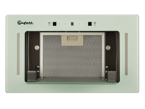 Вытяжка полновстраиваемая Bufett GHD 240 с сенсорным управлением и дд, 50см, белая, 640240