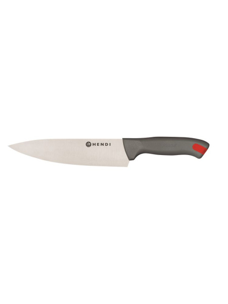 Нож повара Gastro, красный, длина лезвия 210 мм, HENDI, 840429