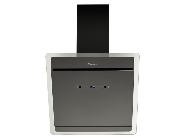 Вытяжка наклонная Bufett GHD 451 с сенсорным управлением и дд,  60см, черная, 640451