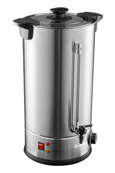 Электрокипятильник Bufett CWB 033DW с двойными стенками 25л, серебряный, 641033