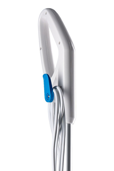 Швабра паровая Bufett SSM 747, 9 насадок, 350мл, 1500Вт, бело-голубая, 640747