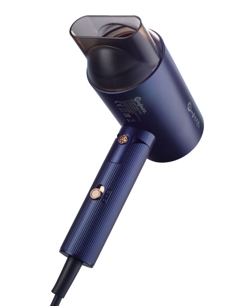 Фен складной Bufett WHD 723DC 1 насадка, 2000Вт, синий, 640723