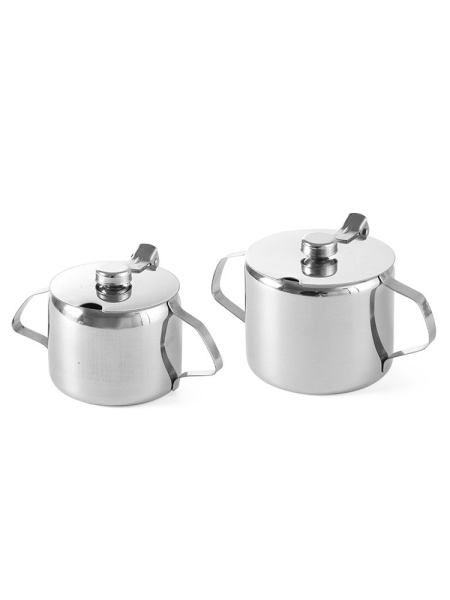 Сахарница с откидной крышкой HENDI 452103, 0,3 л, ø85x(H)80 мм
