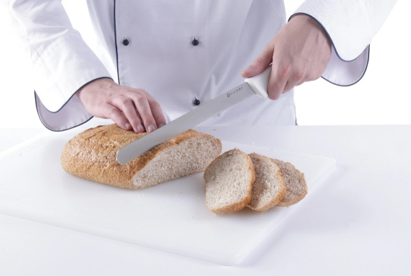 Доска разделочная HACCP HENDI 825600, 600x400 мм, толщина 18 мм, белая