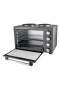 Мини-печь электрическая Bufett HMO 662 с 2 конфорками, 38л, 1600Вт, серый, 640662