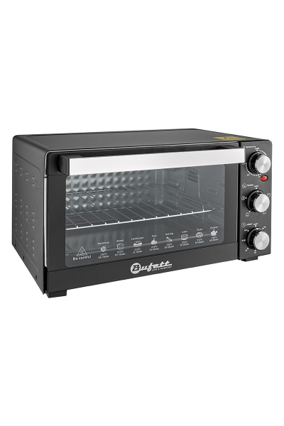 Мини-печь электрическая Bufett с конвекцией, 21л, 1200Вт, черный, 640658