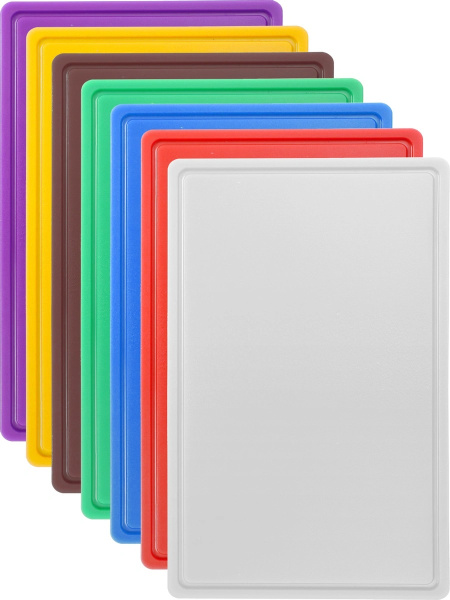 Доска разделочная HACCP HENDI 826010, GN1/1, 530x325 мм, толщина 15 мм, красная