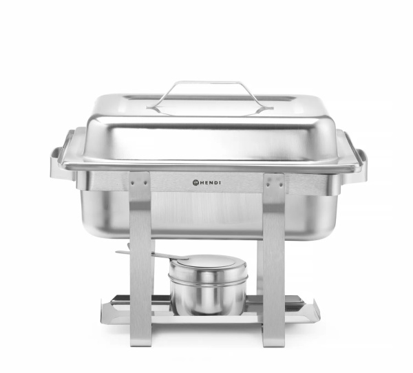 Мармит настольный HENDI Kitchen Line 475201, GN1/2-65 мм, 4,5 л, подогрев горючей пастой