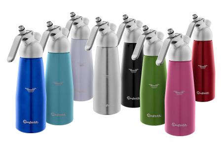 Сифон для сливок Bufett Kulinarische Produkte 0,5л, голубой, 640016