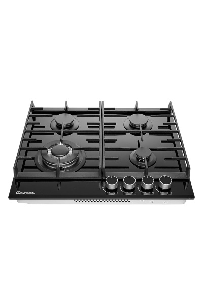 Панель варочная газовая Bufett HGH 771CI 4 конфорки, черная, 640771