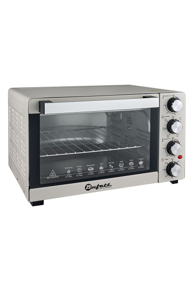 Мини-печь электрическая Bufett HMO 660 с конвекцией и грилем, 35л, 1500Вт, белый, 640660