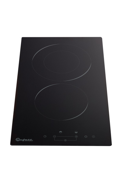 Панель варочная Bufett IHB 435C керамическая, 2 конфорки, 3000 Вт, черная, 640435