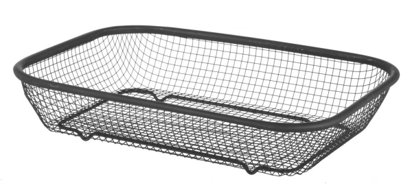 Корзинка сервировочная HENDI 425558, 295x220x(H)60 мм, черная
