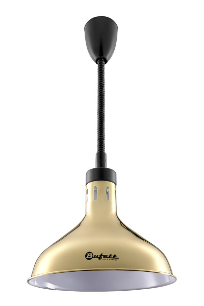 Лампа для подогрева блюд Bufett HTL 559 инфракрасная, 290мм, 275Вт, золотая, 641559