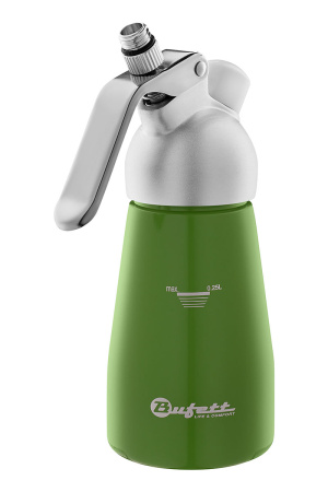 Сифон для сливок Bufett Kulinarische Produkte 0,25л, зелёный, 640007