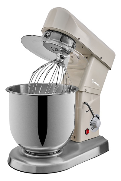 Миксер планетарный Bufett CCM 085W7 с дежой 7л, 500Вт, белый, 641085