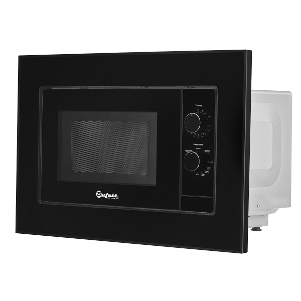 Печь микроволновая Bufett JMW 590 встраиваемая, 20л, 800Вт, черная, 640590