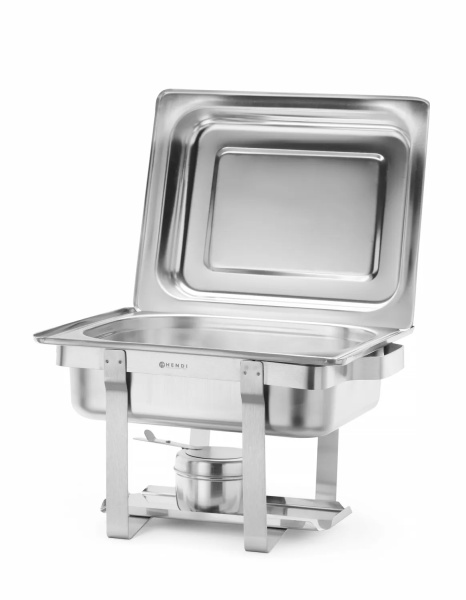 Мармит настольный HENDI Kitchen Line 475201, GN1/2-65 мм, 4,5 л, подогрев горючей пастой