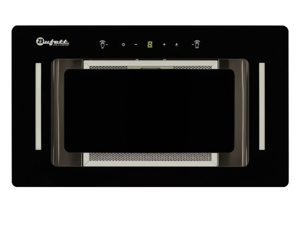 Вытяжка полновстраиваемая Bufett GHD 239 с сенсорным управлением и дд, 50см, черная, 640239