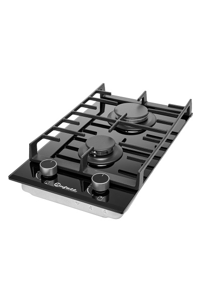 Панель варочная газовая Bufett HGH 773CI 2 конфорки, черная, 640773