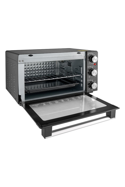 Мини-печь электрическая Bufett с конвекцией, 21л, 1200Вт, черный, 640658