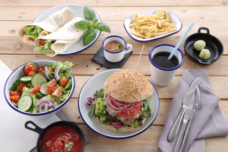 Тарелка глубокая эмалированная HENDI 621240, ø180 мм