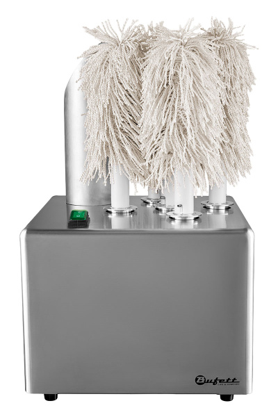 Машина для сушки и полировки бокалов Bufett HPM 180, 5 щёток, 1200Вт, нержавеющая сталь, 640180