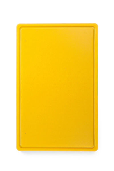 Доска разделочная HACCP HENDI 826058, GN1/1, 530x325 мм, толщина 15 мм, желтая