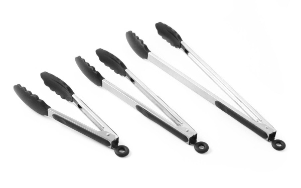 Щипцы сервировочные с силиконовым покрытием HENDI 171318, 345 мм