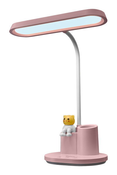 Лампа настольная светодиодная Bufett ZTL 192, 12 Вт, 600Лм, розовая, 641192