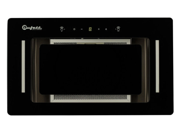 Вытяжка полновстраиваемая Bufett GHD 454 с сенсорным управлением и дд, 50см, черная, 640454