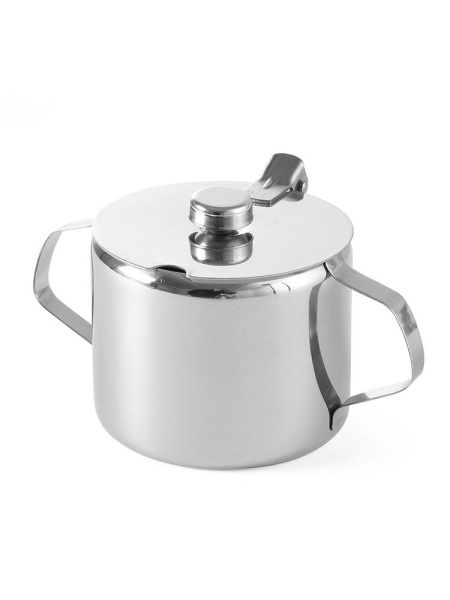 Сахарница с откидной крышкой HENDI 452103, 0,3 л, ø85x(H)80 мм