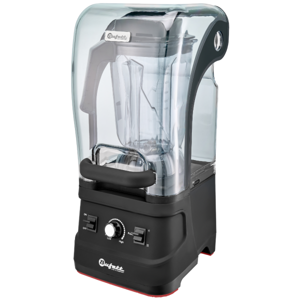 Блендер профессиональный Bufett SBP 371S с шумоизоляционным колпаком с механическим управлением, 2,5л, 1680Вт, 640371