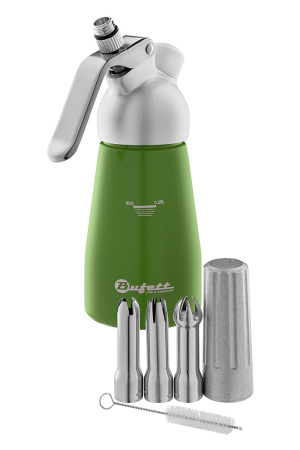 Сифон для сливок Bufett Kulinarische Produkte 0,25л, зелёный, 640007