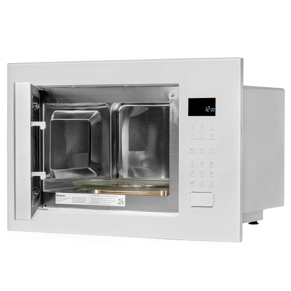 Печь микроволновая Bufett JMW 595 встраиваемая, 25л, 1200Вт, белая, 640595