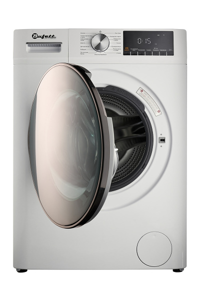 Машина стиральная Bufett MWM 550 с фронтальной загрузкой 8кг, А+++, белая, 640550