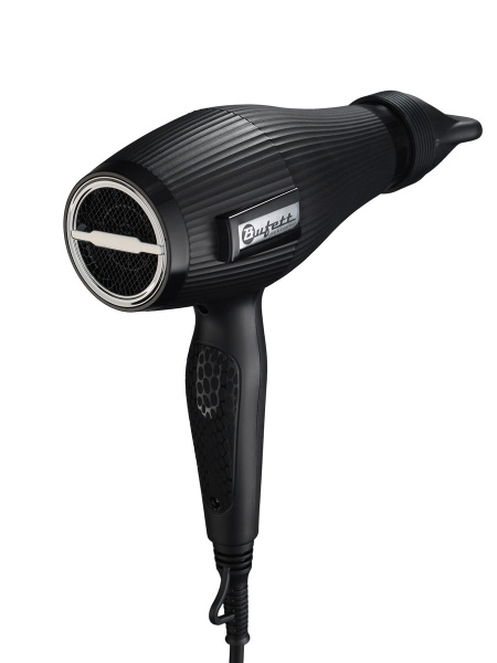 Фен профессиональный Bufett WHD 720AC 3 насадки, 2400Вт, черный, 640720