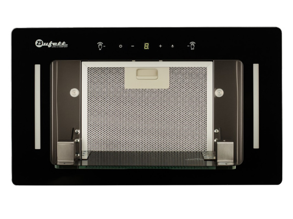 Вытяжка полновстраиваемая Bufett GHD 239 с сенсорным управлением и дд, 50см, черная, 640239