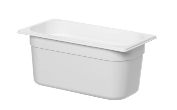 Гастроёмкость из белого поликарбоната HENDI 862568, GN1/3-150 мм, 5,7 л