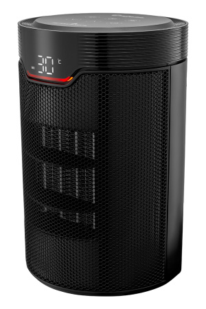 Обогреватель электрический Bufett DHT 907 с дисплеем, 1500Вт, черный, 640907