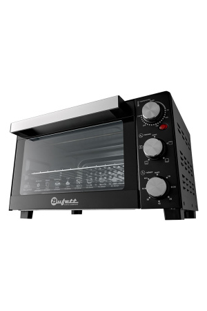 Мини-печь электрическая Bufett с конвекцией, 21л, 1200Вт, черный, 640658