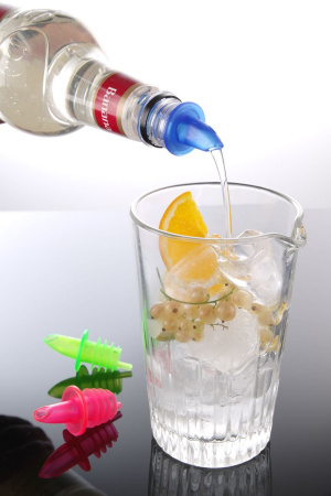 Гейзер набор 6 шт. HENDI Bar up 599457, 2 синих, 2 красных, 2 зеленых