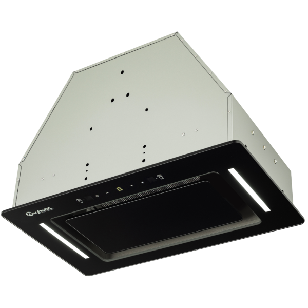 Вытяжка полновстраиваемая Bufett GHD 239 с сенсорным управлением и дд, 50см, черная, 640239